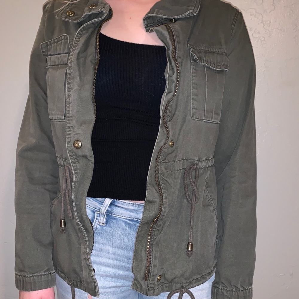 OLD NAVY || Army green jacket - Picture 2 of 4